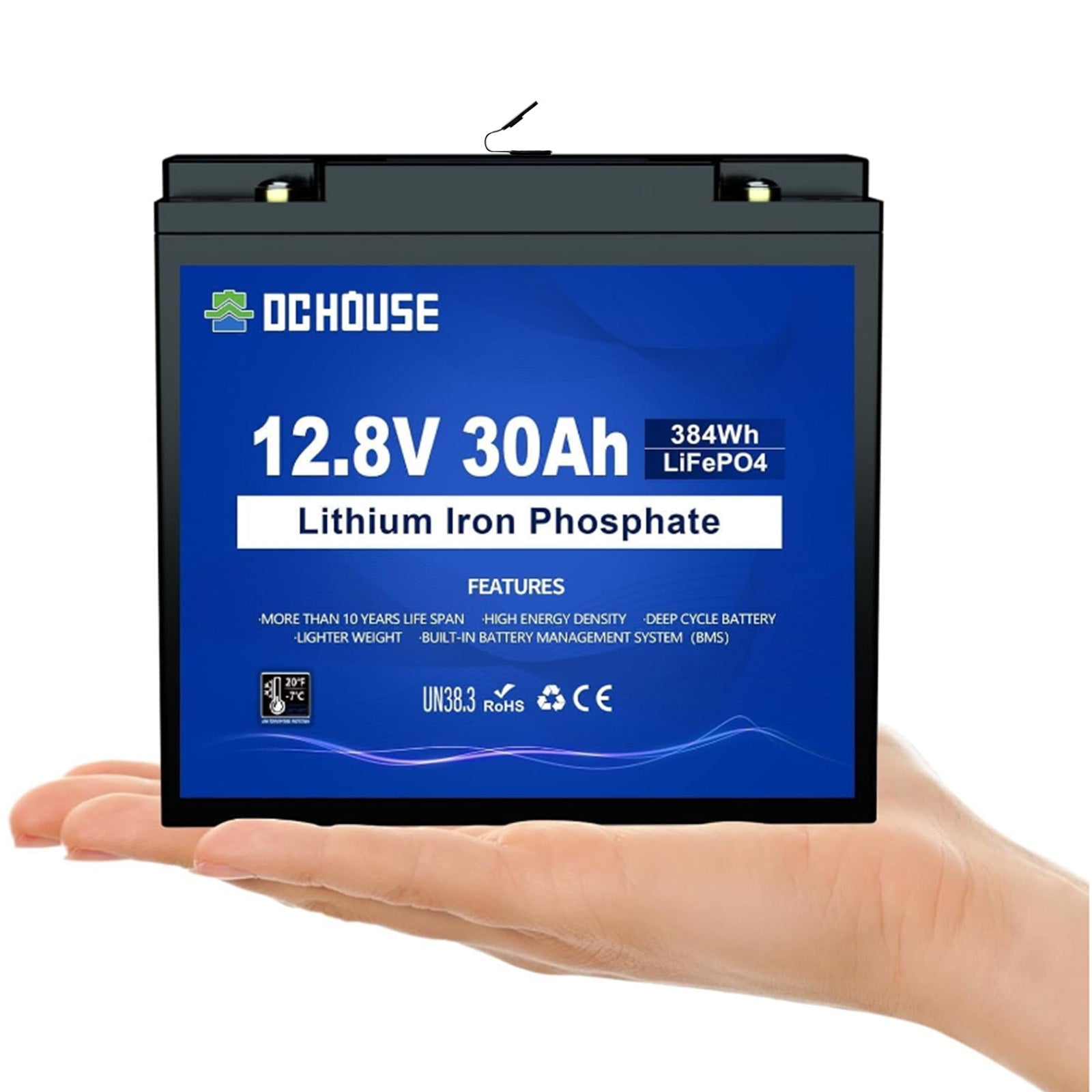 Batterie Lithium LiFePO4 12V 30Ah Mini