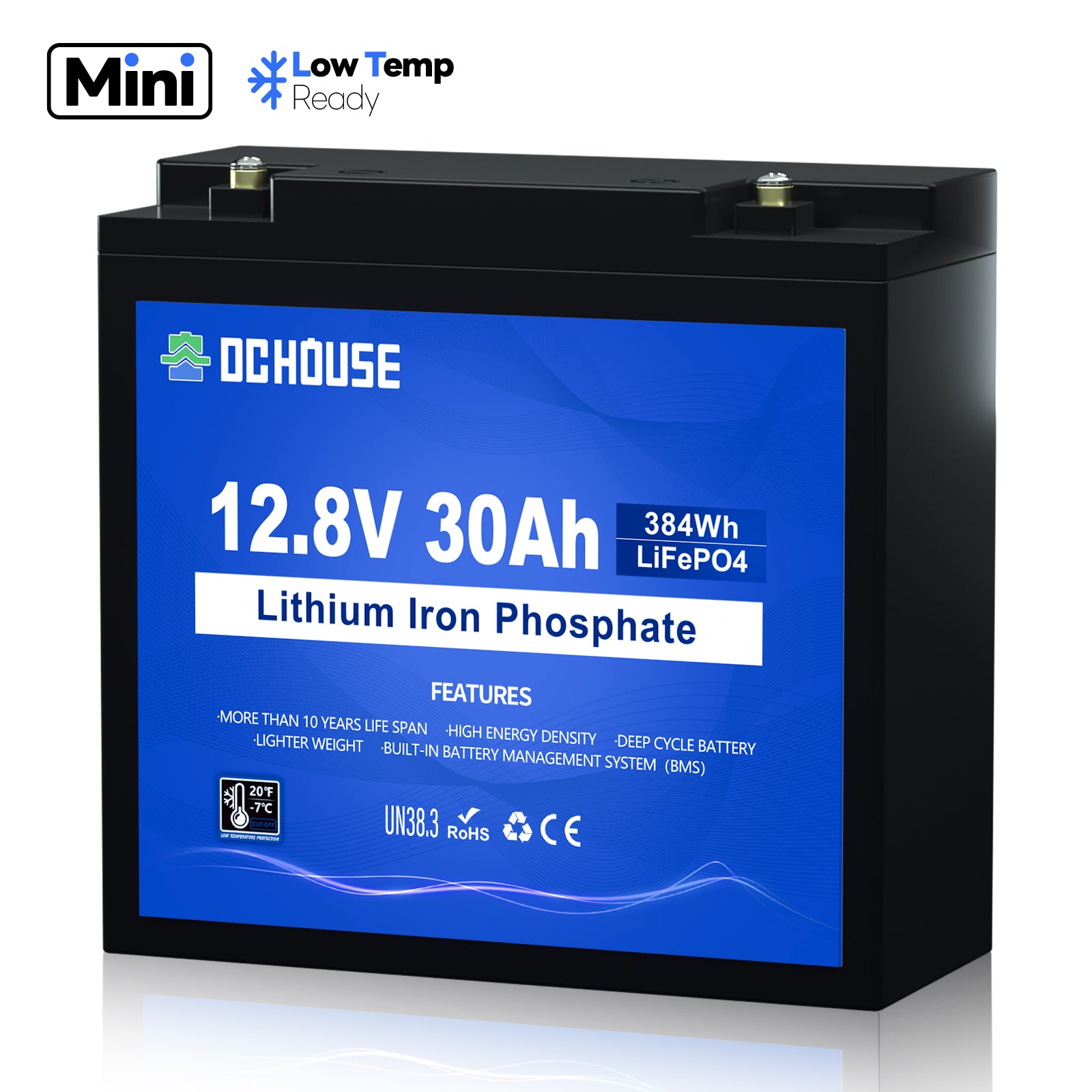 Batterie Lithium LiFePO4 12V 30Ah Mini