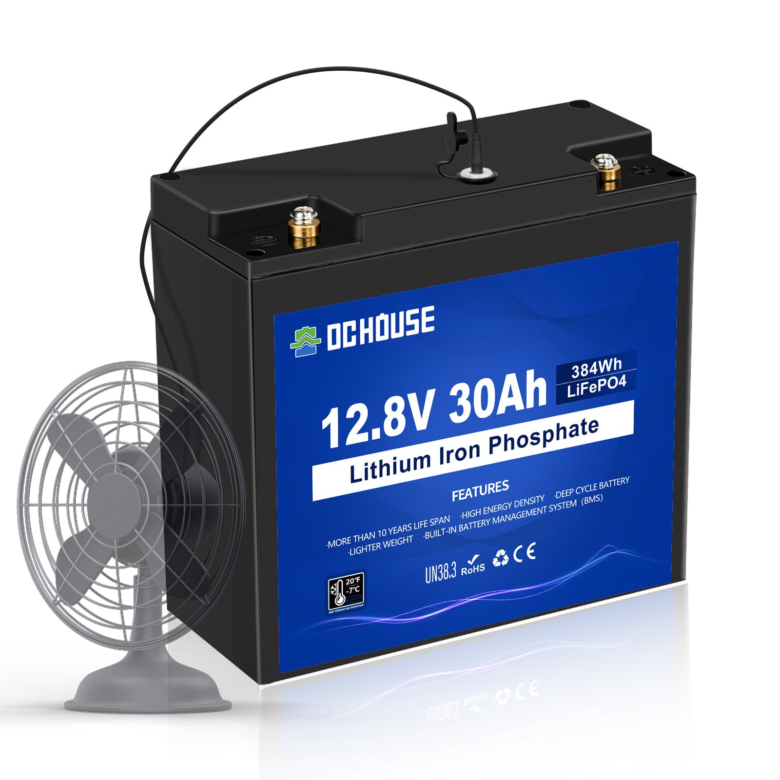 Batterie Lithium LiFePO4 12V 30Ah Mini