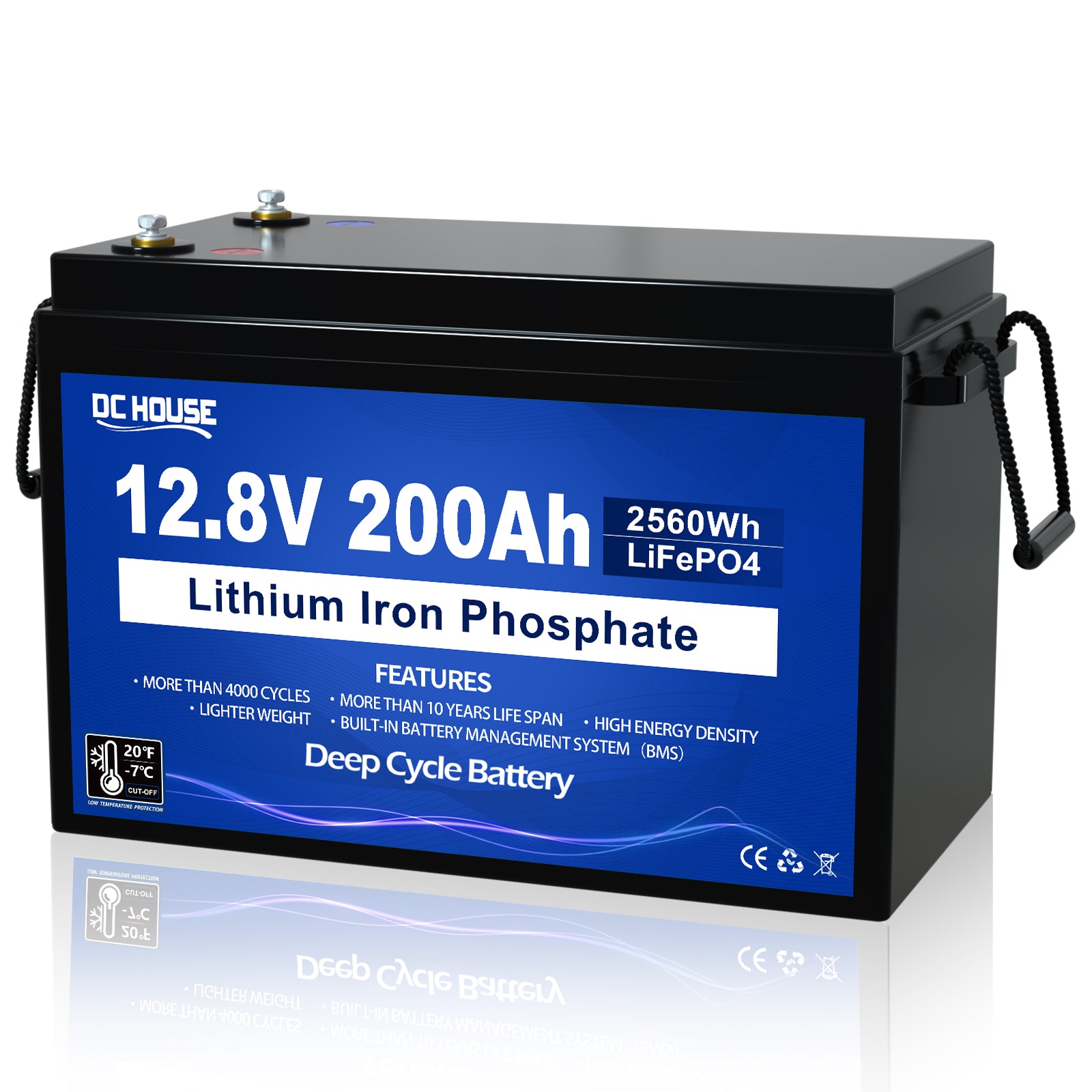 Batterie lithium LiFePO4 12V 200Ah